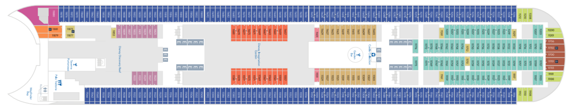 Deck 11 plan